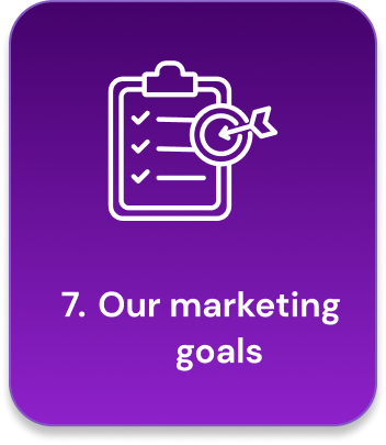 our marketing goals